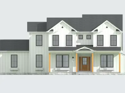 Cape Cod House 27 3D model