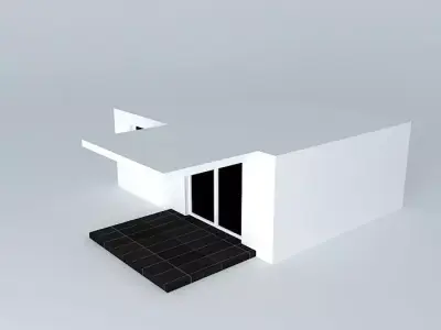 Living-room in apartment Free 3D model