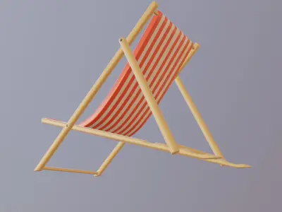 Beach Chair 3D model