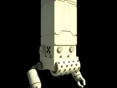 Cube Robot 3D model