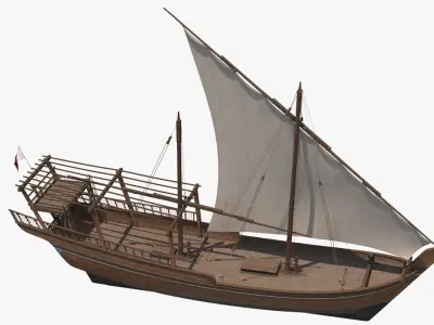  Qatar Traditional Boat 