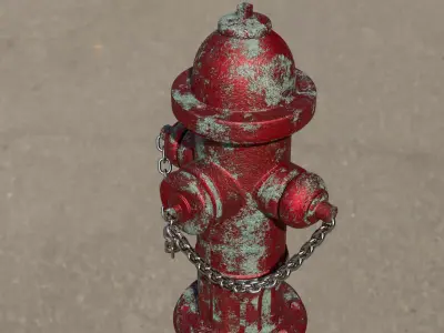 Fire Hydrant 3D model 3