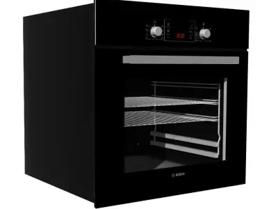 cooker electric oven with glass door Free 3D model