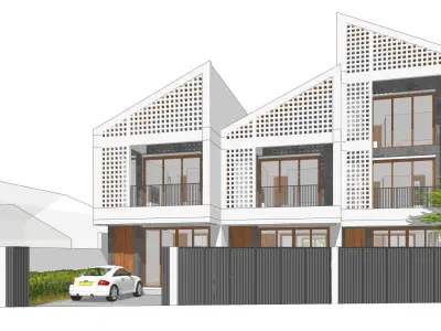TOWNHOUSE SKP ver2020 3D model