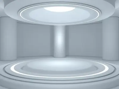 Sci Fi Room Low-poly 3D model buy