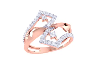  Women Ring MTL 3dm STL OBJ FBX Details 3D print model 83