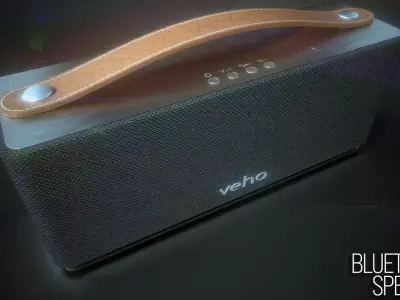 Portable Speaker - Veho M1 Low-poly 3D model