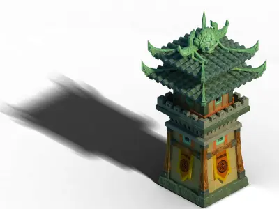 Game Gang Construction - Arrow Tower 3D model
