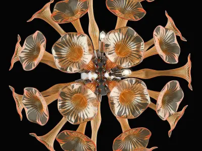 89165x Bardano Lightstar Sconce 3D model