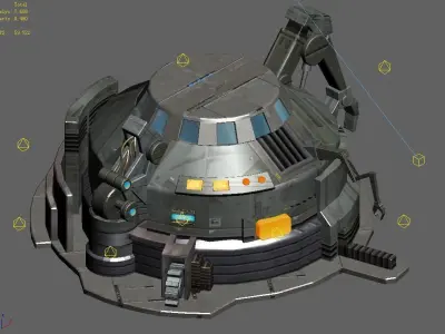 Future World - Mechanical Objects 02 3D model