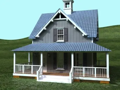 House Vray Scanline 3D model