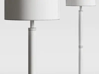Pottery Barn Leo Floor Lamp 3D model