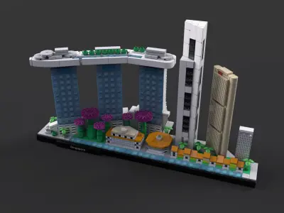 Lego Singapore 3D model