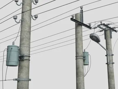  Power Transmission Line - Complete Set 