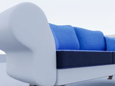 Sofa standart 3D model