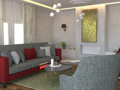 LIVINGROOM DECORATION 3D print model