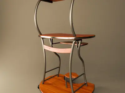 PC Desktop Computer Table Free 3D model