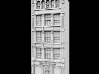 faced for background vol 2 3D model