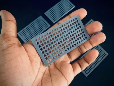 Custom Floor Tile Grates Large Free 3D print model