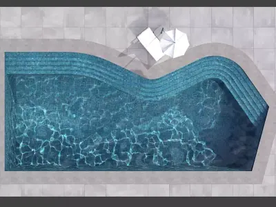 SWIMMING POOL NO106 A 3D model