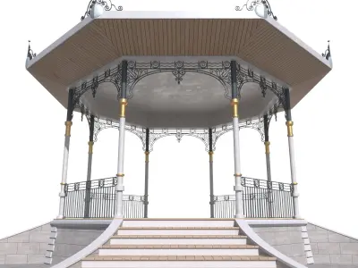 Gazebo 3D model 8