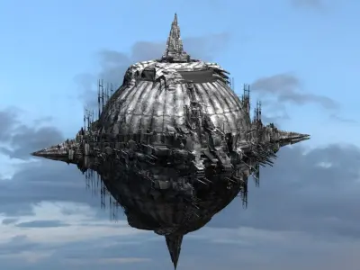 Shadow Alien globe 3D model