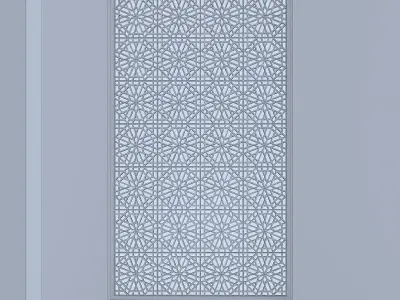 3d screen window Low-poly 3D model