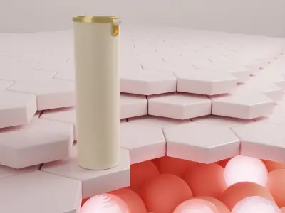 Skin Surface Visual Illustration Includes Lighting Setup 3D model