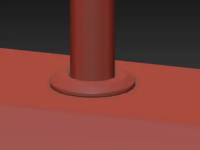 Spate Table Lamp by Bert Frank 3D model