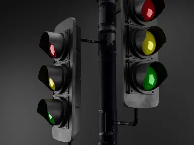 Traffic Light 3D model