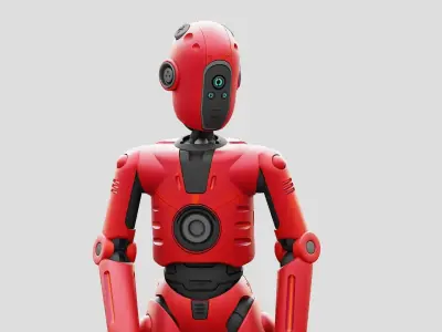 PROTOCOL DROID C-5 DS  RIGGED 3D model