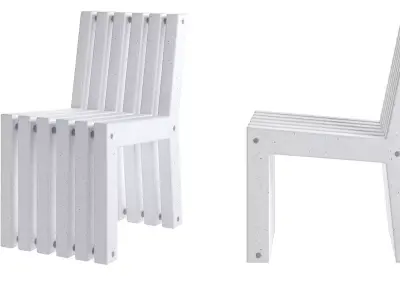 Cadeira de exteriores By SIT 3D model