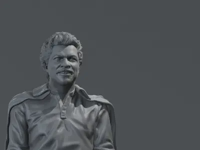 Billy Dee Williams - Lando Calrissian - Star Wars 3D print model