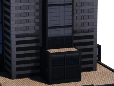 101 Collins St Low-poly 3D model
