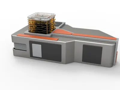 Enhancement module from Star Trek The Next Generation 3D print model