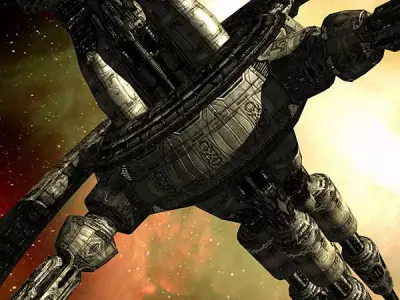 3DRT - Norad Space Station - Aleum Low-poly 3D model