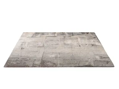 SABIRI HAND-KNOTTED RUG 3D model