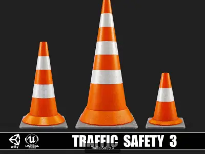 Traffic Safety 3D Model Pack