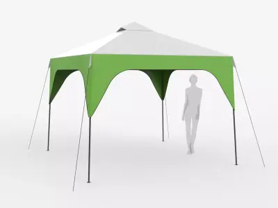 Coleman Tent 3x3 Meters 3D model