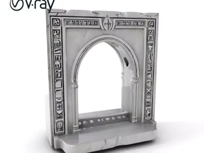 Medieval Archway Model Pack Low-poly 3D model