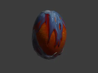 Alien Egg  Model for Creators 3D model