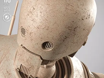 STAR WARS K2S0 Sculpture 3D print model