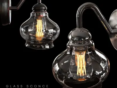 glass sconce 3D model