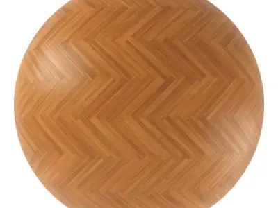 Parquet - Laminate - Wooden floor 4 in 1 3D model 35