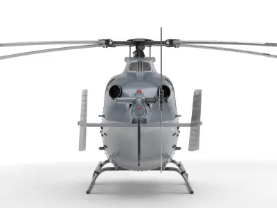 Generic Helicopter 01 3D model