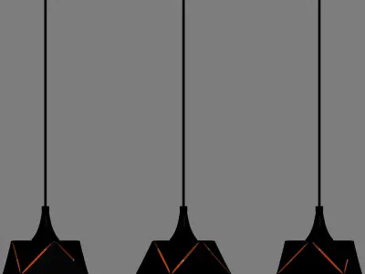 VOLUME SQUARE PENDANT 3 3D model