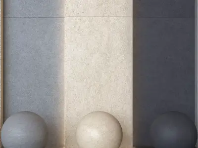 Porcelanosa Tourmalet Stone-Effect Porcelain Tiles -Set of 9 Texture