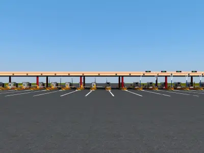 Toll Booth 3D model
