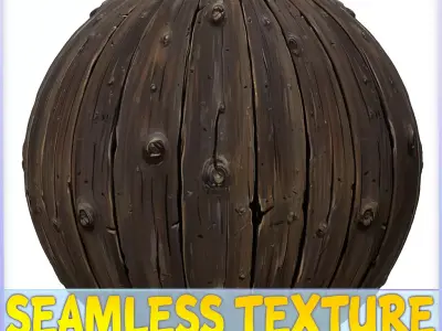 Stylized Wood Floor Seamless Texture Texture 2