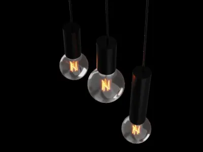 Lamp for interior 004 3D model